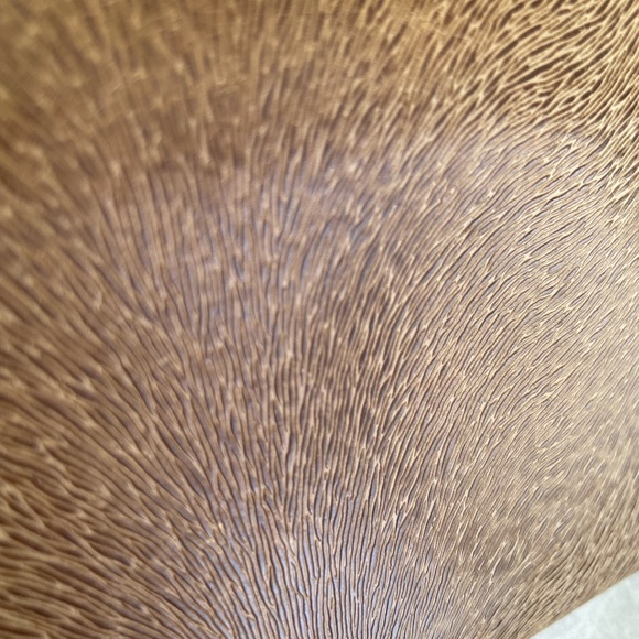 Salvatore Ferragamo brown embossed leather Gancio continental wallet with silver - Picture 3 of 8